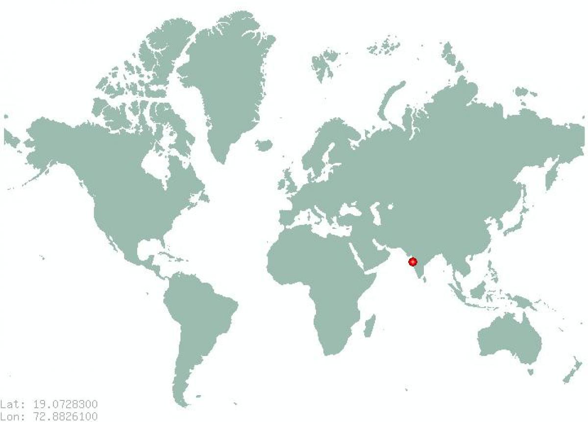 Bombaj na mapie świata