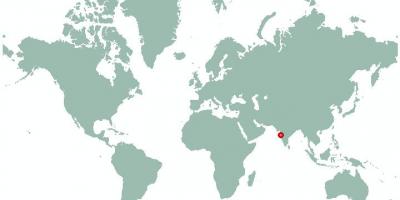 Bombaj na mapie świata