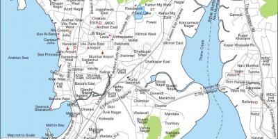 Mapa Bombaj