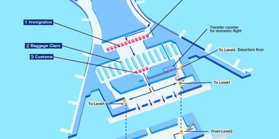 Mapa Międzynarodowy port lotniczy w Bombaju