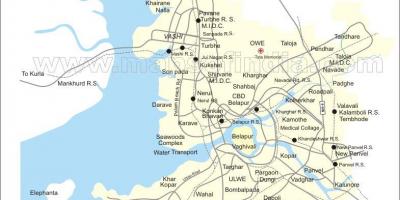 Mapa New Mumbai