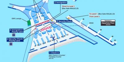 Międzynarodowy port lotniczy chhatrapati Shivaji mapie