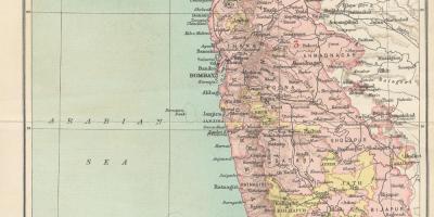 Mapa prezydium Bombaj