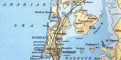 Stara mapa Bombaj